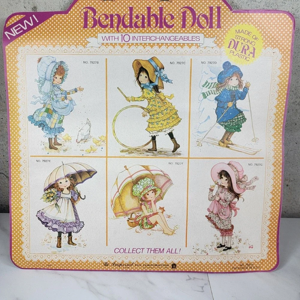 1978 Vtg Imperial Toys Petticoats Pantiloons‎ Bendable Doll NIP